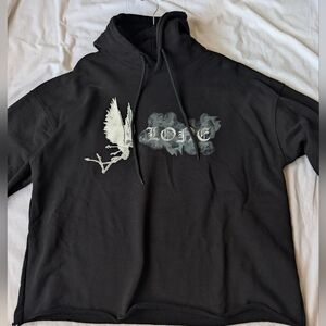 Vlone Smoke Angel Hoodie Size